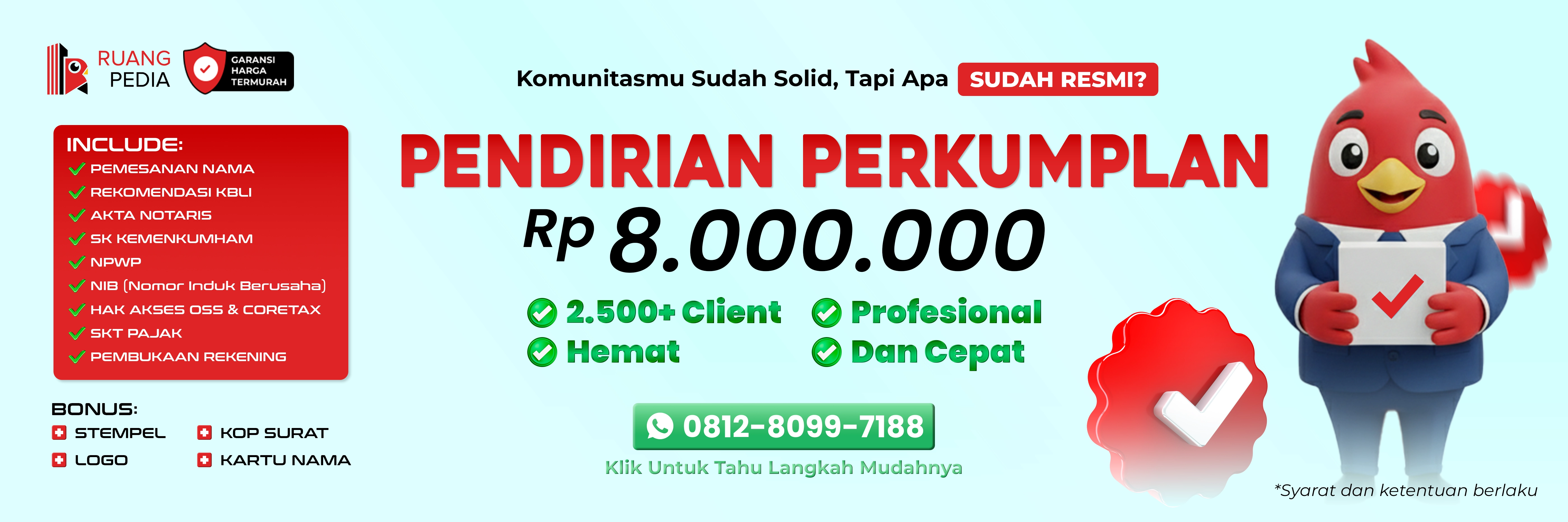 Pendirian Perkumpulan Lengkap